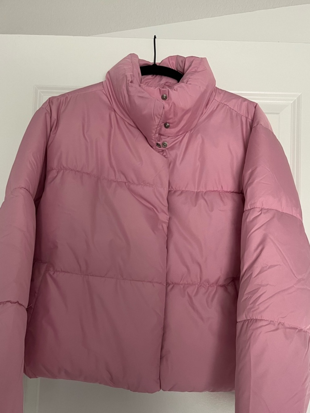 Old Navy Pink Short Puffer Jacket